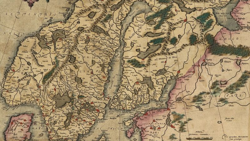 Pohjolan vanha kartta John Nurmisen Säätiö