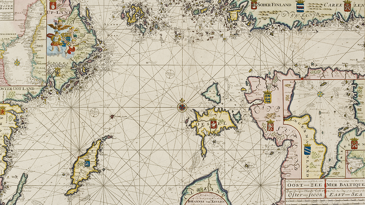 Vanha kartta John Nurmisen Säätiön kokoelma