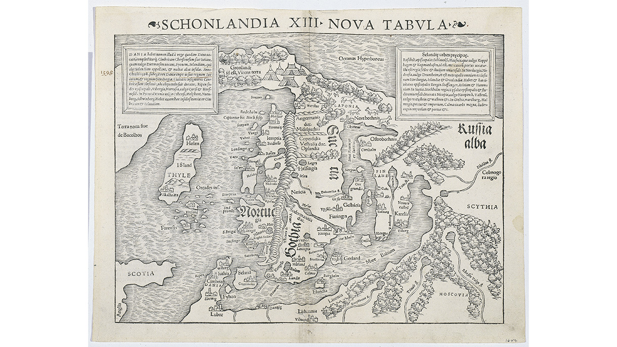 Skandinavian kartta 1398
